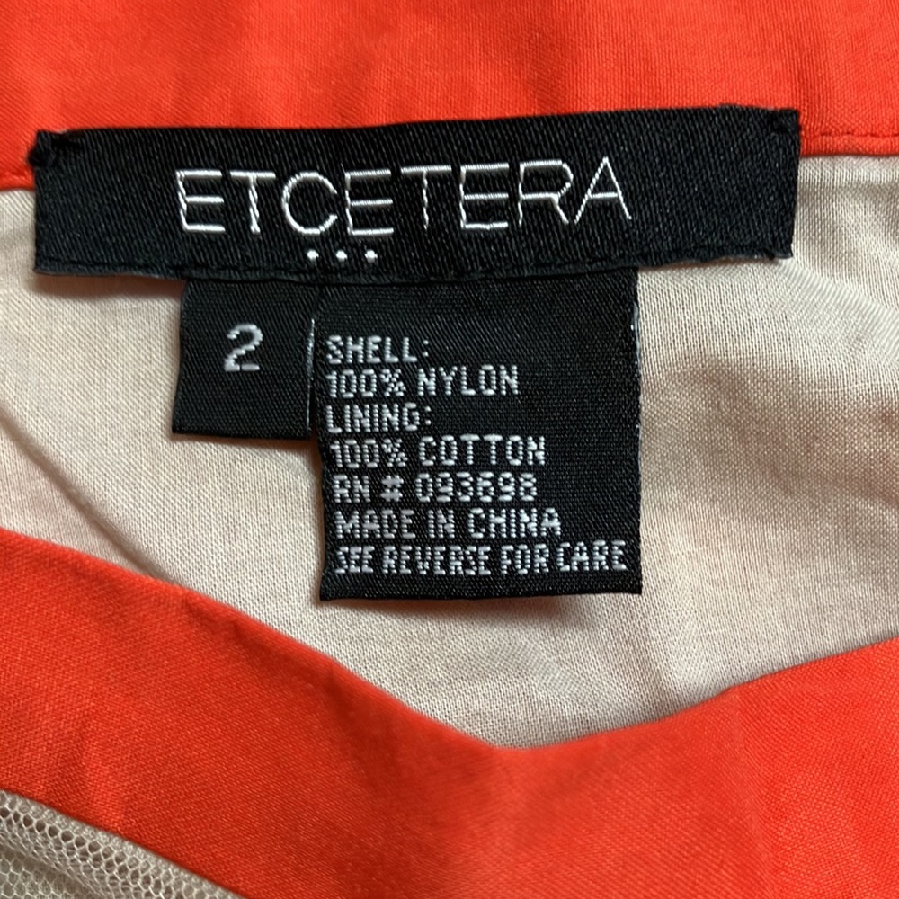 Etcetera Floral Appliqué Pencil Skirt - Sz 2 - Picture 9 of 9